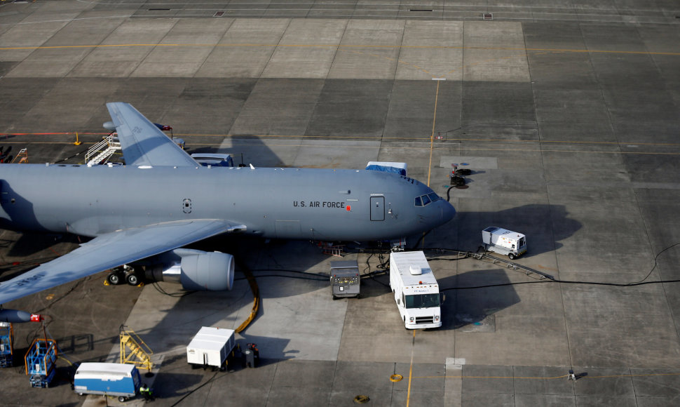 „Boeing KC-46A“ – naujausia JAV Karinių oro pajėgų skraidanti degalinė