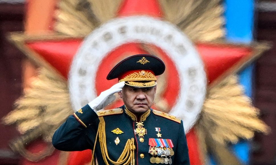 Rusijos gynybos ministras Sergejus Šoigu
