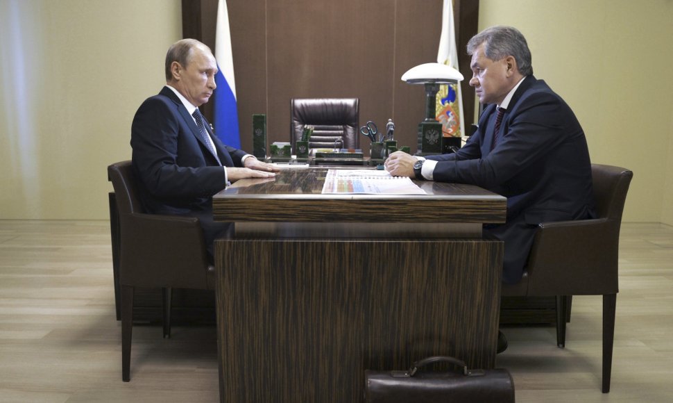 V.Putino ir S.Šoigu susitikimas