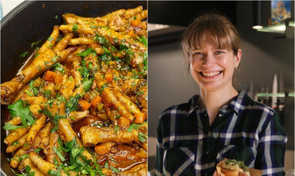 Tinklaraštininkė Laura ir jos gamintas patiekalas