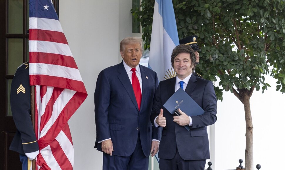 Donaldas Trumpas ir Javieras Milei / Mehmet Eser / ZUMAPRESS.com