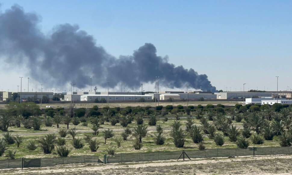 Gaisro dūmai Kuveite / - / AFP