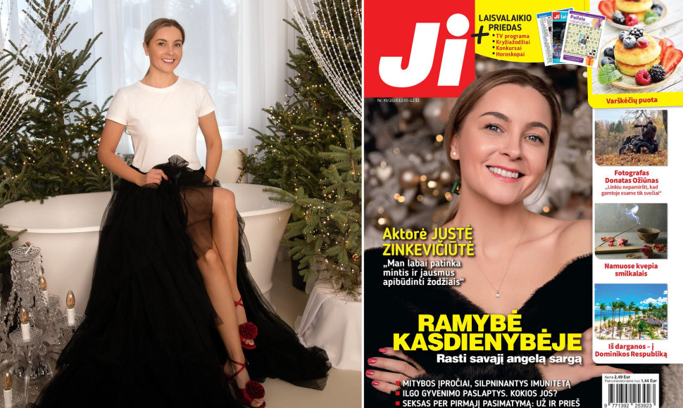 Justė Zinkevičiūtė ir žurnalo „Ji“ Nr. 49 