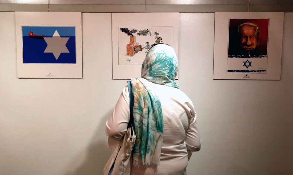 Antiizraelietiškų karikatūrų paroda Teherane