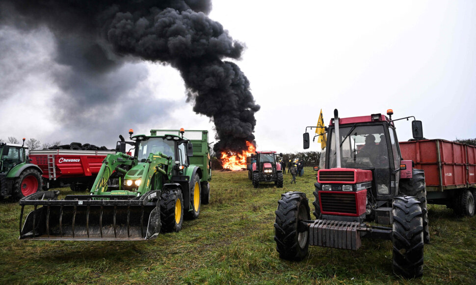 MERCOSUR protestas Prancūzijoje / DAMIEN MEYER / AFP