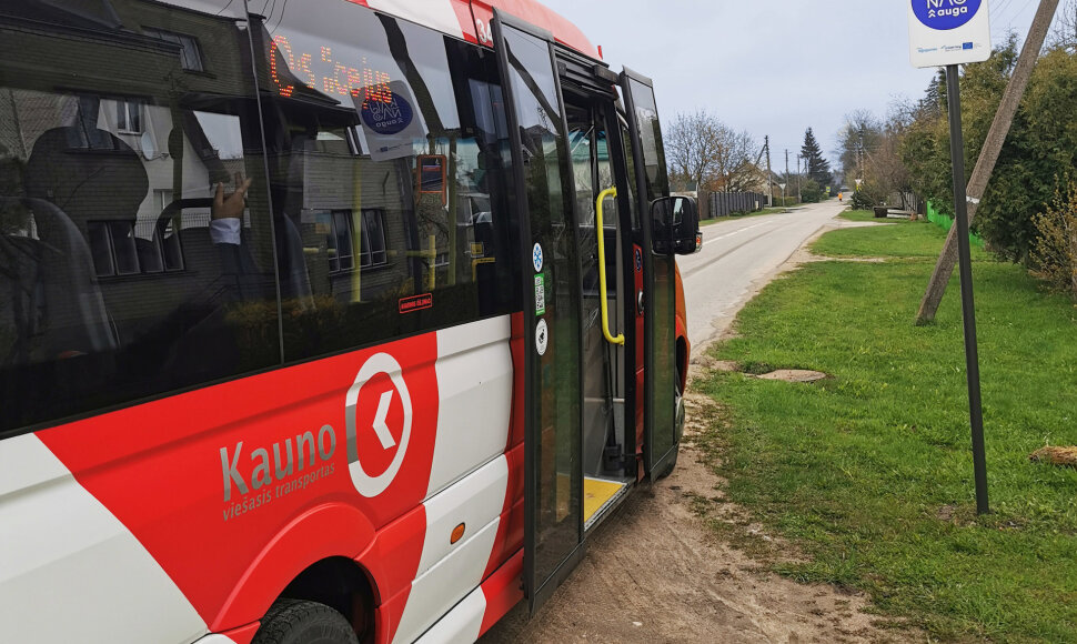 Naujojo maršruto autobusas