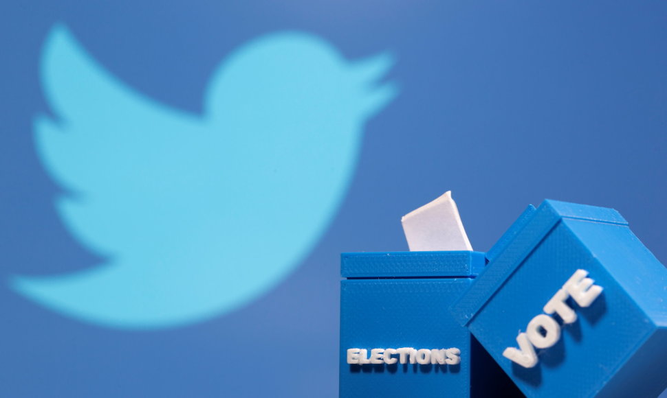„Twitter“ sako pažymėjęs 300 000 „galimai klaidinančių“ žinučių apie rinkimus