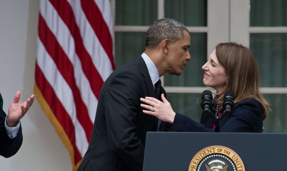 Barackas Obama ir Sylvia Mathews Burwell