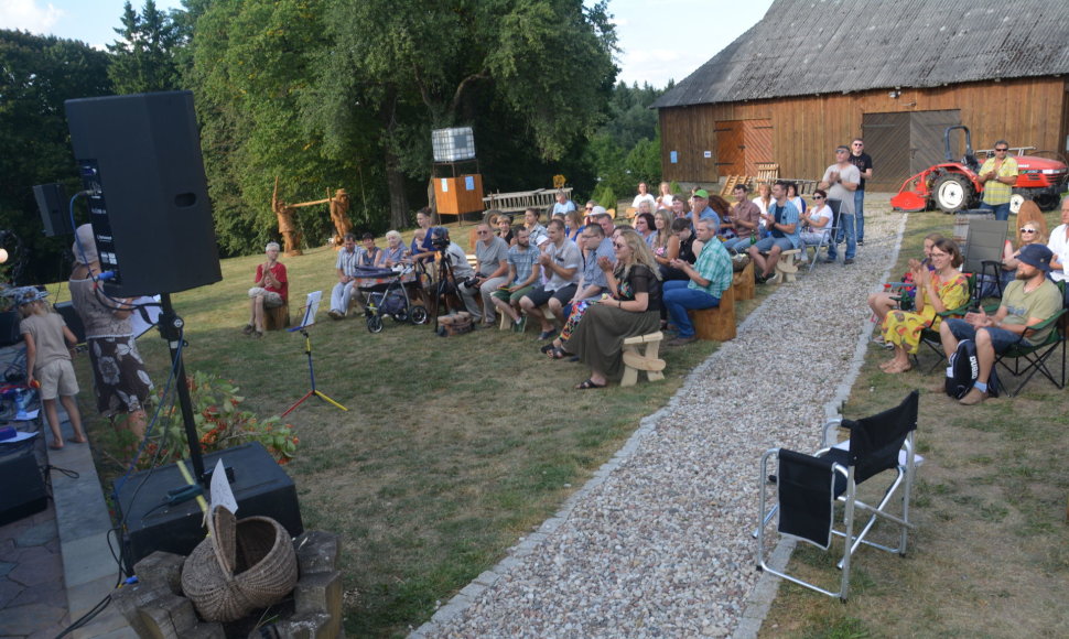 Festivalio „Dpoezijos šaltinis“ akimirka, 2018 m.