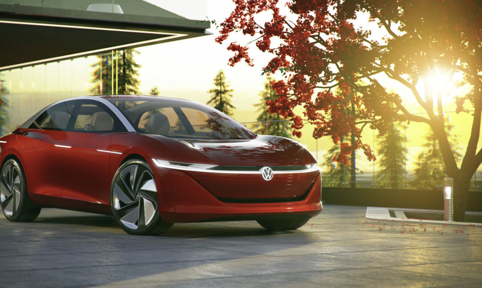„Volkswagen“ Ženevoje pristato „I.D. VIZZION“
