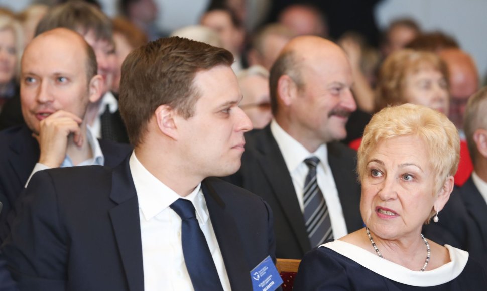 Gabrielius Landsbergis ir Irena Degutienė