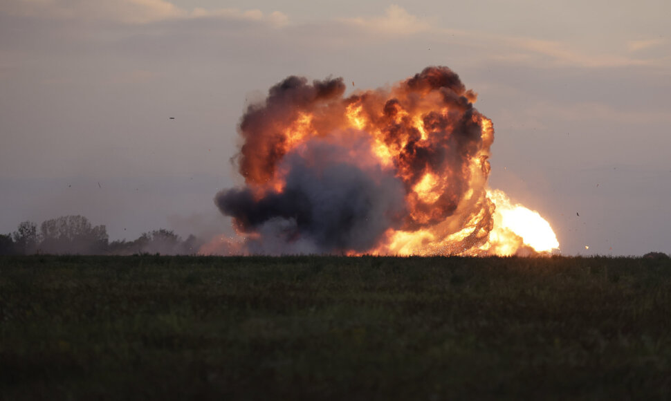 F-16 naikintuvo katastrofa Lenkijoje