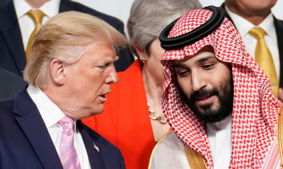 Donaldas Trumpas ir Mohammedas bin Salmanas