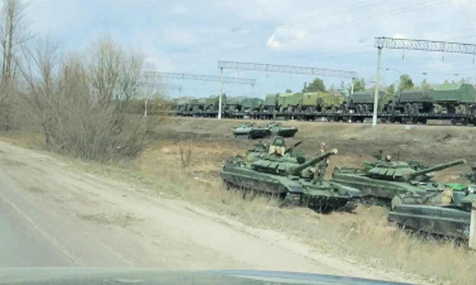 Rusijos karinė technika prie Voronežo