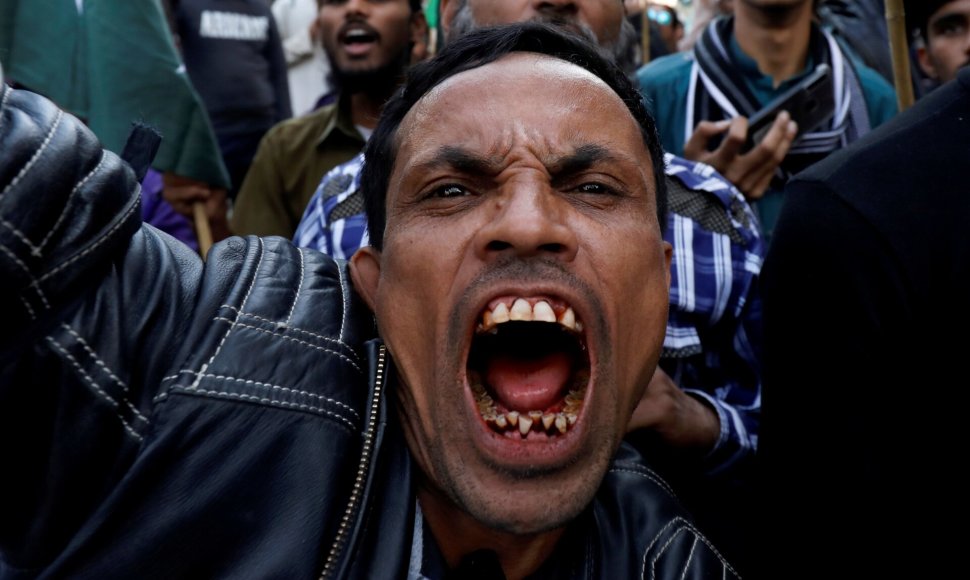 Pakistano teismo nuosprendis sukėlė protestus Karachyje. / Akhtar Soomro / REUTERS