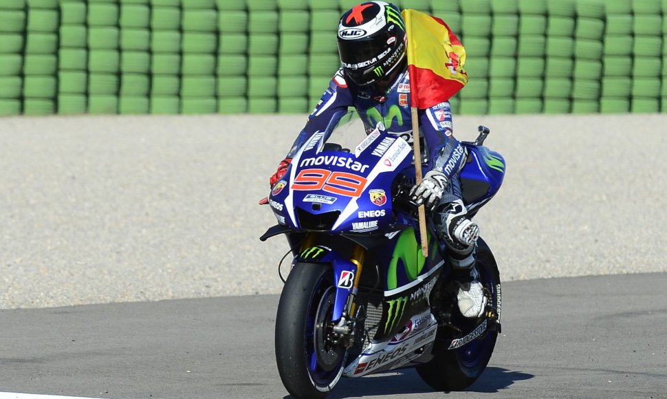 Jorge'as Lorenzo tapo „MotoGP“ čempionu