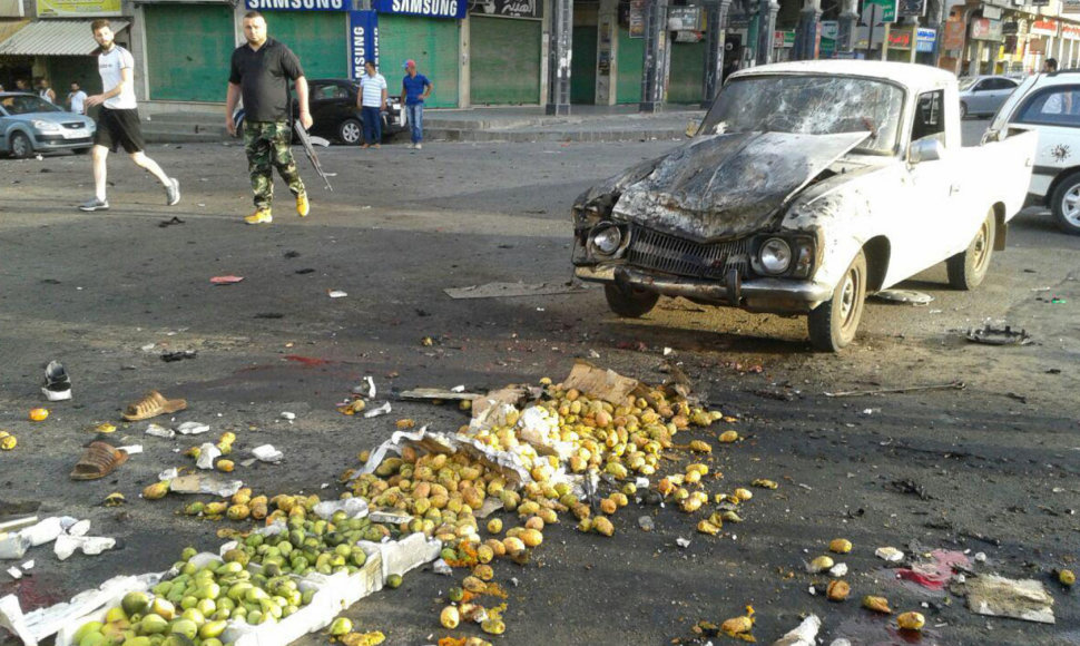 Pietų Sirijoje per „Islamo valstybės“ atakas žuvo dešimtys žmonių