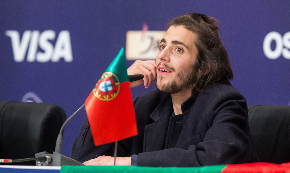 „Eurovizijos“ nugalėtojo Salvadoro Sobralo  spaudos konferencija 