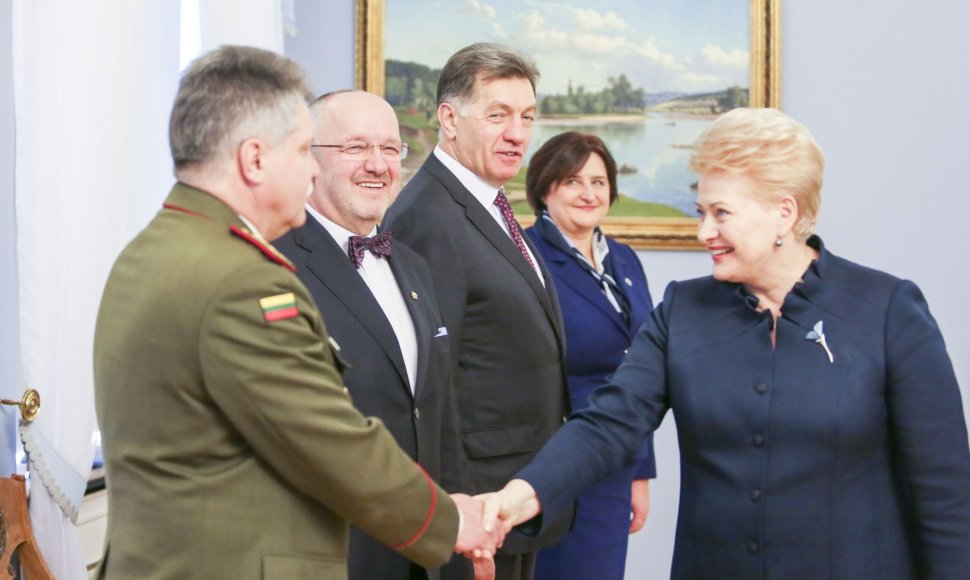 Dalia Grybauskaitė susitiko su Valstybės gynimo taryba.