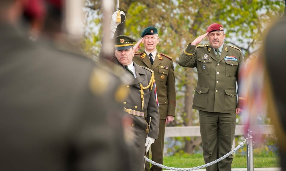 Lietuvos ir Čekijos kariuomenių vadai