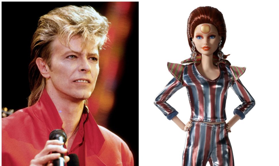 „Mattel“ pristato Davido Bowie garbei sukurtą Barbę