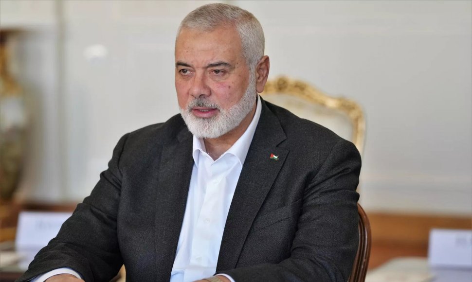 „Hamas“ lyderis Ismailas Haniyeh