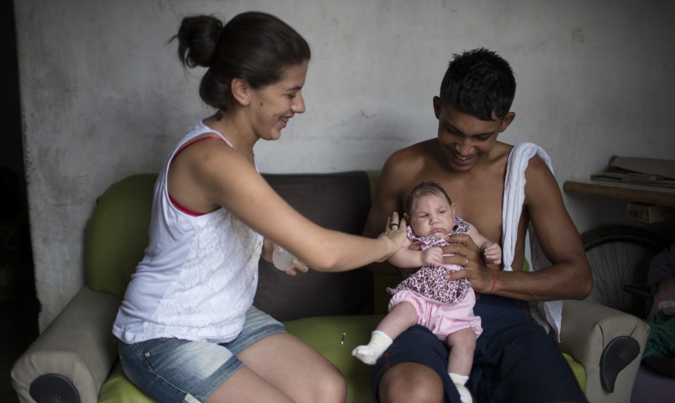 Zika virusu užsikrėtęs kūdikis Brazilijoje