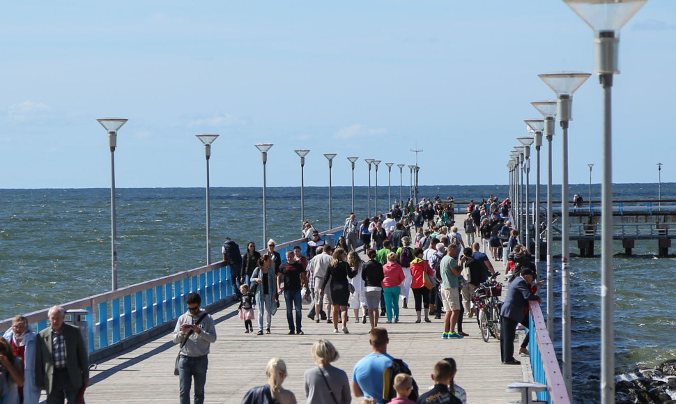 Ilgasis savaitgalis Palangoje prasidėjo ramiai