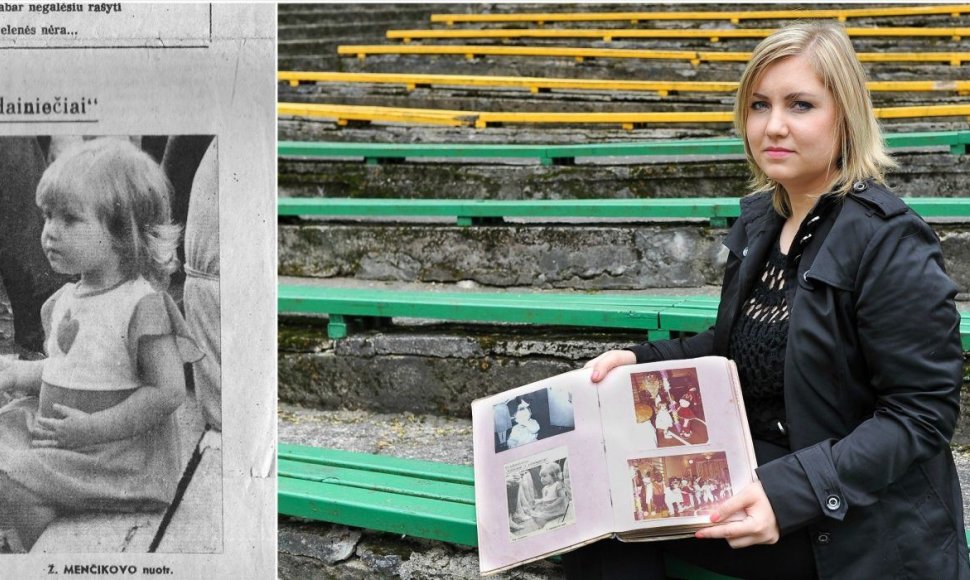 Irina Bitvinskienė iki šiol savo nuotraukų albume saugo laikraščio iškarpą, kurioje ji nufotografuota dar visai mažutė