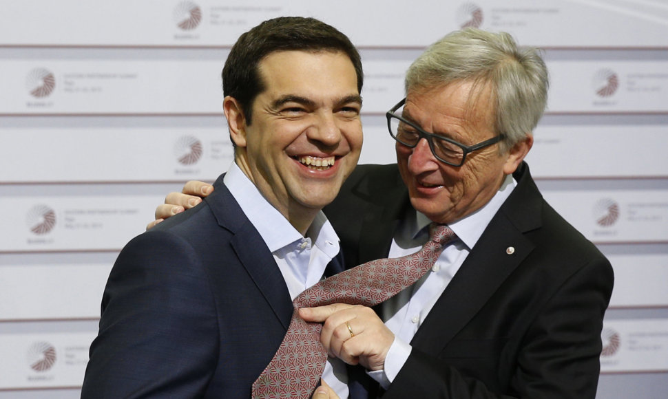 Aleksis Cipras ir Jeanas-Claude‘as Junckeris