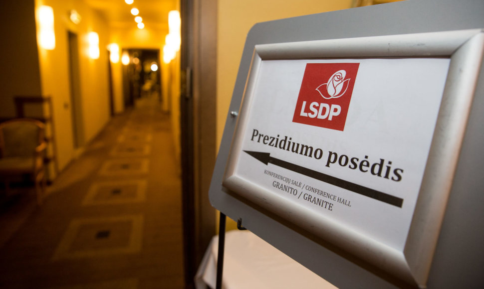 Sociademokratų partijos prezidiumo posėdis