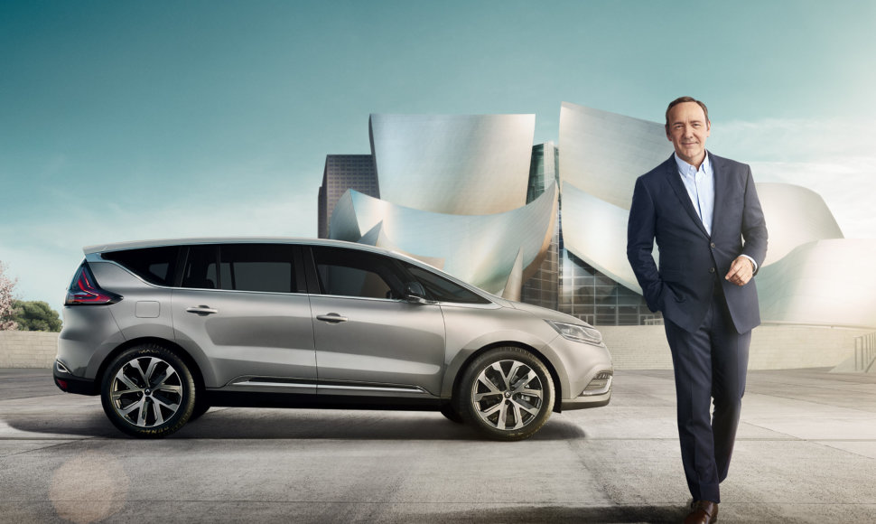 Naujojo „Renault Espace“ ambasadorius – aktorius Kevinas Spacey