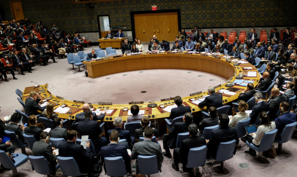 Jungtinių Tautų Saugumo Tarybos posėdis