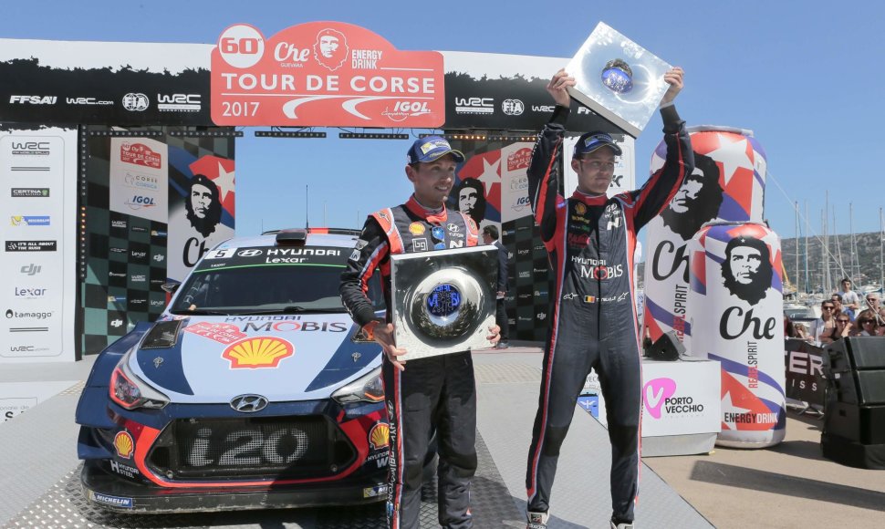 WRC Korsikoje triumfavo Thierry Neuville‘as 