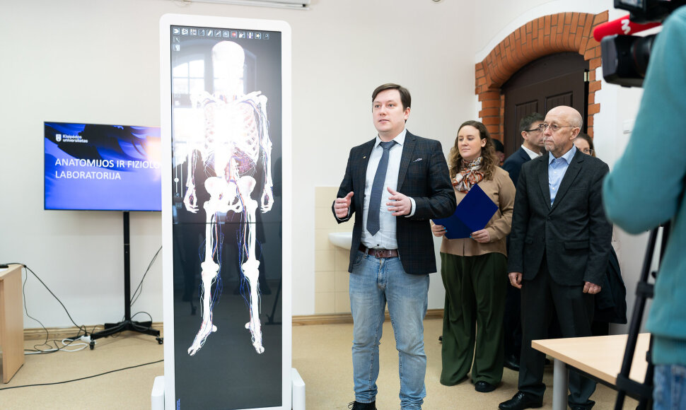 Anatomažo pristatymas Klaipėdos universitete