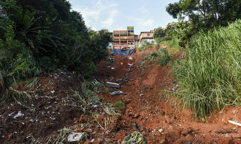 Brazilijoje dėl smarkių liūčių namus paliko 30 tūkstančių žmonių