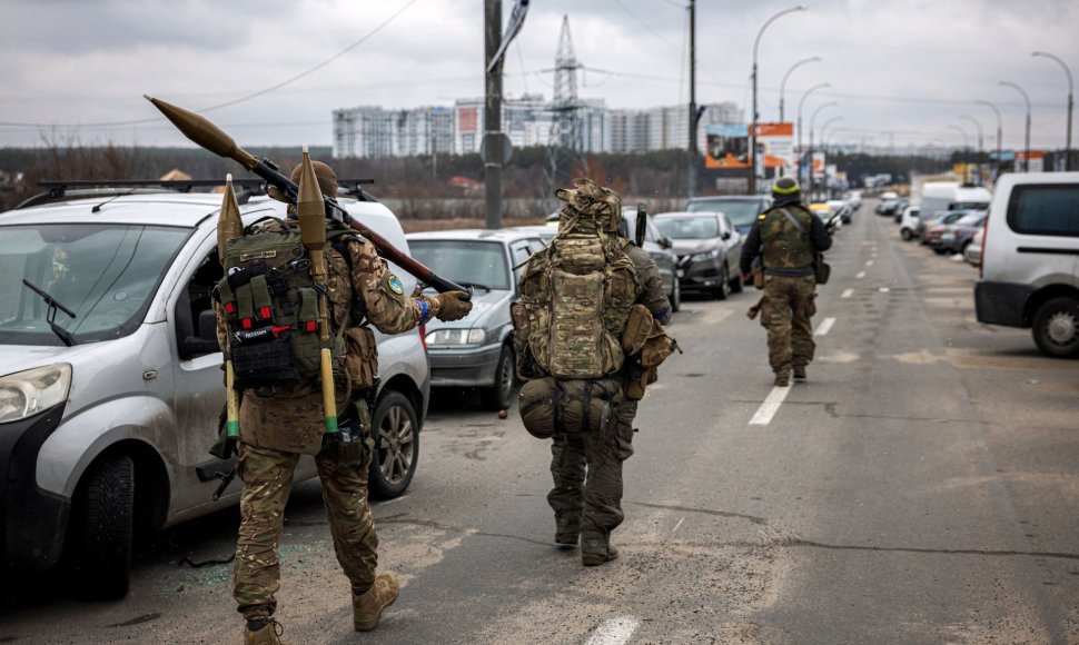 Ukrainos kariai prie Irpenės