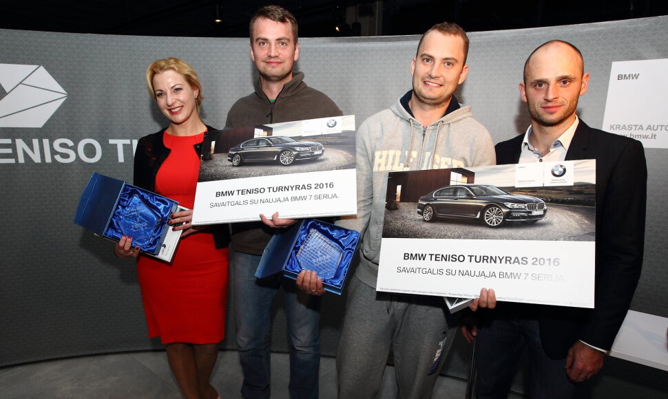 BMW VIP teniso turnyro 2016 apdovanojimai