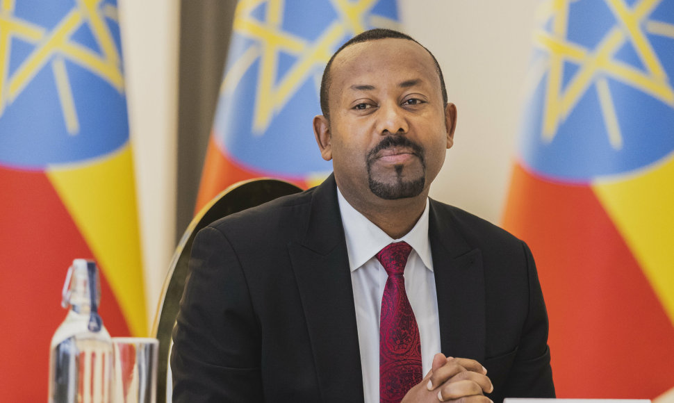 Etiopijos ministras pirmininkas Abiy Ahmedas