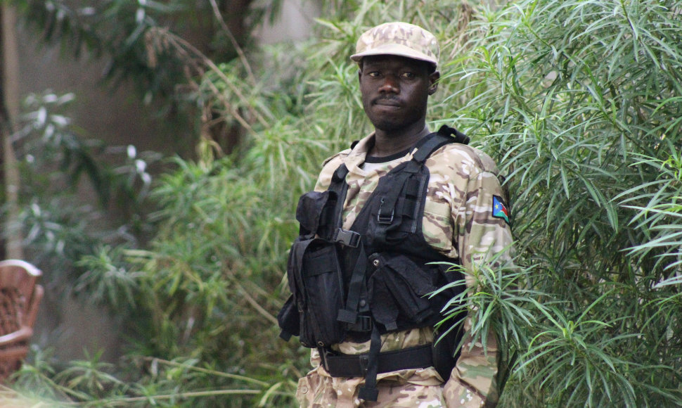 Pietų Sudano policininkas
