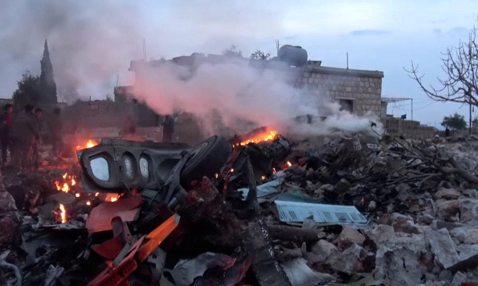Sirijoje numuštas Rusijos naikintuvas