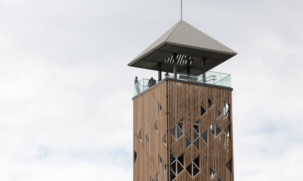 Birštone atidarytas aukščiausias Lietuvos apžvalgos bokštas