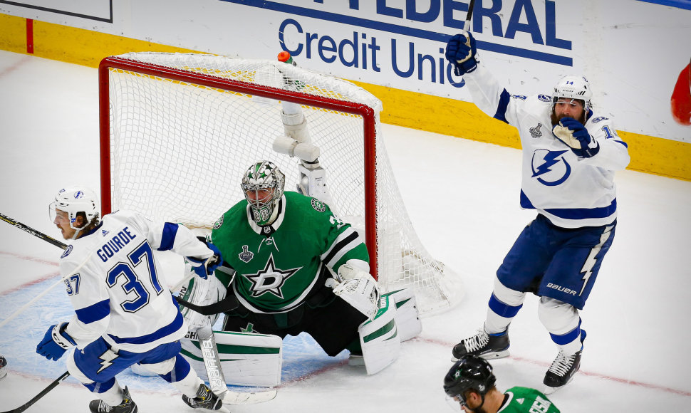 „Tampa Bay Lightning“ triumfas prieš „Dallas Stars“ 