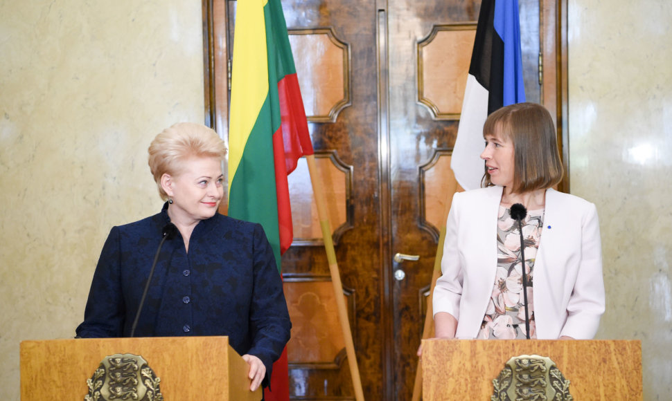 Dalia Grybauskaitė susitiko su Estijos prezidente Kersti Kaljulaid