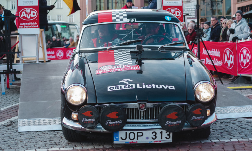 „Rallye Monte-Carlo Historique“ starto podiumas