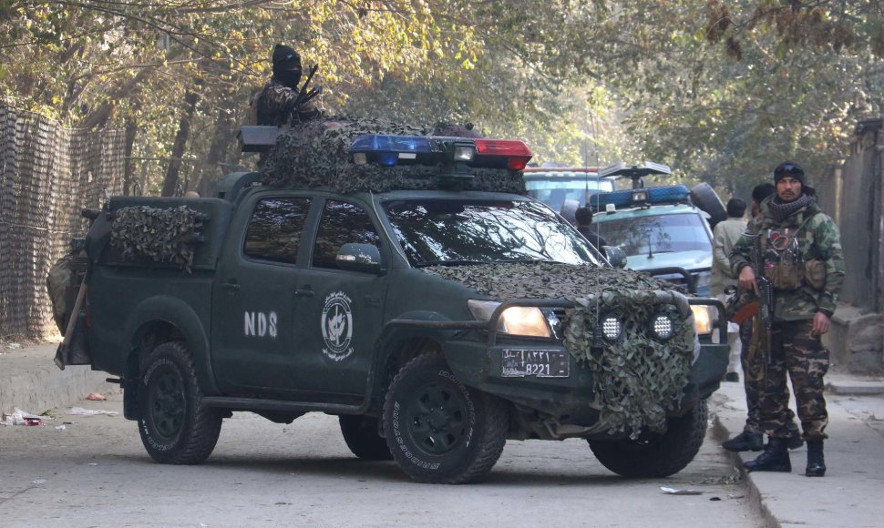 Afganistano saugumo pajėgos Kabule