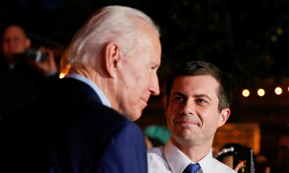 Joe Bidenas ir Pete'as Buttigiegas