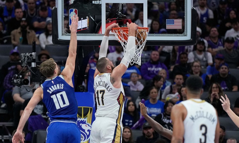 Domantas Sabonis ir Jonas Valančiūnas