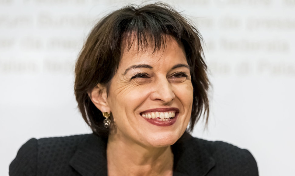 Šveicarijos prezidente perrinkta Doris Leuthard