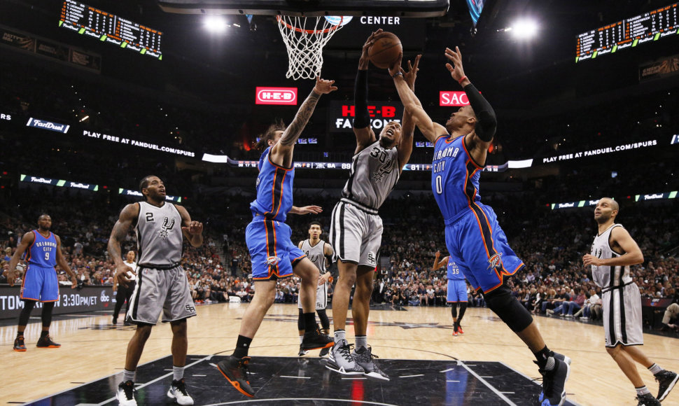 NBA: „Spurs“ – „Thunder“